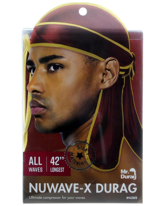 Black ANNIE Mr. Durag Nuwave-X Silky Durag 42"