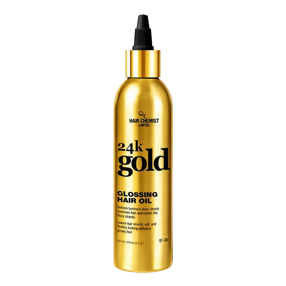 White Smoke HAIR CHEMIST LIMITED 24k Gold Glossing Hair Oil (8 oz)