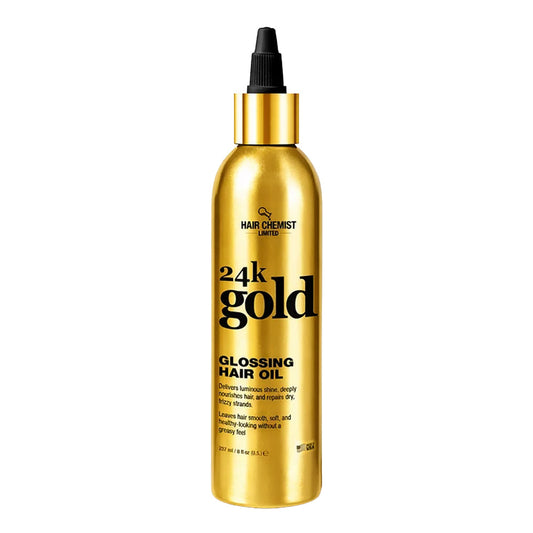 White Smoke HAIR CHEMIST LIMITED 24k Gold Glossing Hair Oil (8 oz)