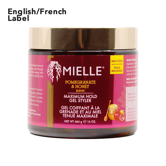 White Smoke MIELLE Pomegranate &amp; Honey Maximum Hold Gel Styler (16oz)