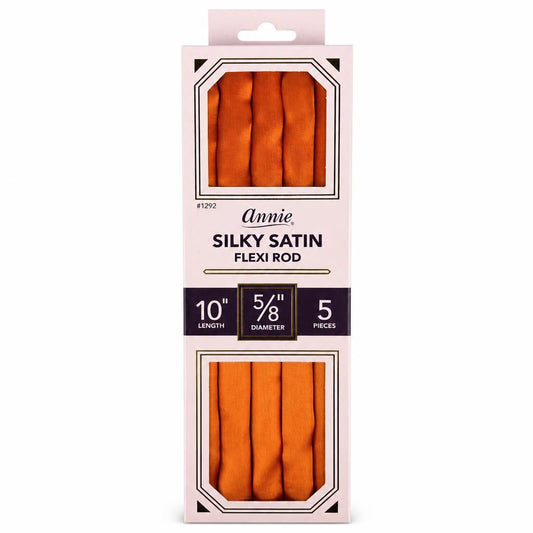 Misty Rose ANNIE Silky Satin Flexi Rod (10inch) - 5/8" Diameter 5ct
