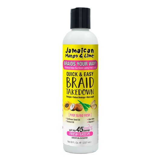 White Smoke JAMAICAN MANGO &amp; LIME Braids Your Way Braid Take Down (8oz)