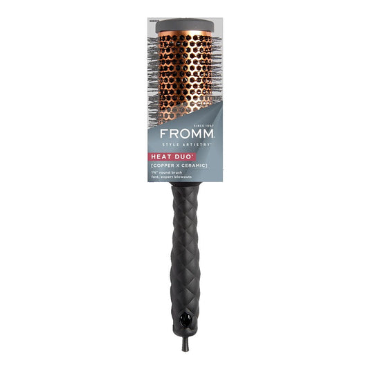 White Smoke FROMM Heat Duo Copper Thermal Round Brush