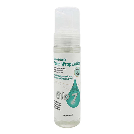 Lavender BY NATURES BIO 7 Shine &amp; Hold Foam Wrap Lotion (7oz)