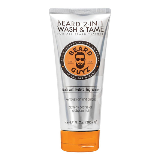 White Smoke BEARD GUYZ Wash &amp; Tame Thick &amp; Fuller Look (6.7oz)