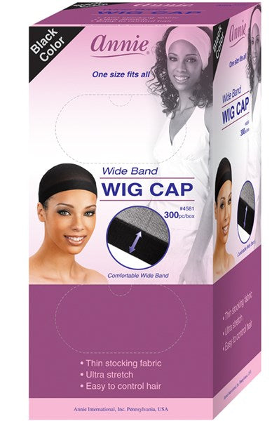 White Smoke ANNIE Wide Band Wig Cap (300pc)