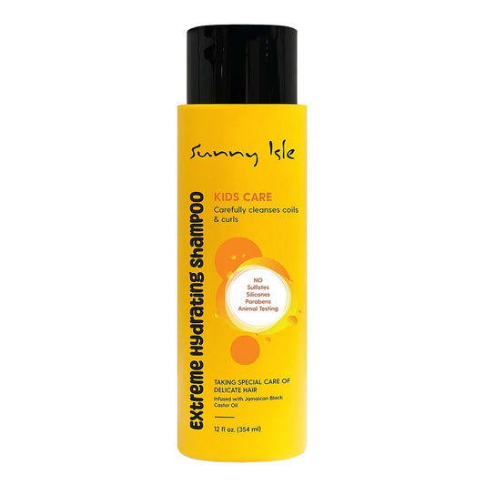 Black SUNNY ISLE Kids Care Extreme Hydrating Shampoo (12oz)