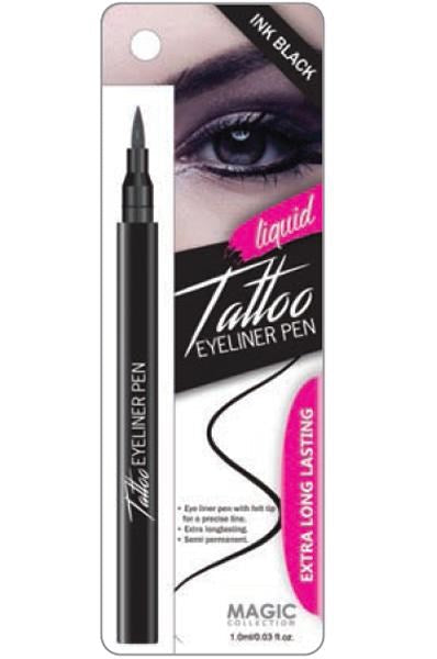 White Smoke MAGIC COLLECTION Liquid Tattoo Eyeliner Pen - Ink Black