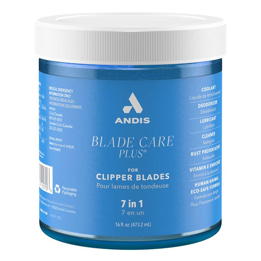 Steel Blue ANDIS Blade Care Plus 7 In 1 (16oz)