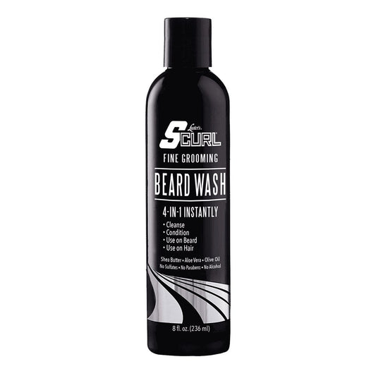 Black SCURL Beard Wash (8oz)