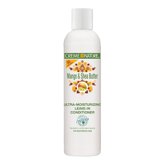 Lavender CREME OF NATURE Mango &amp; Shea Leave In Conditioner (8.45oz)