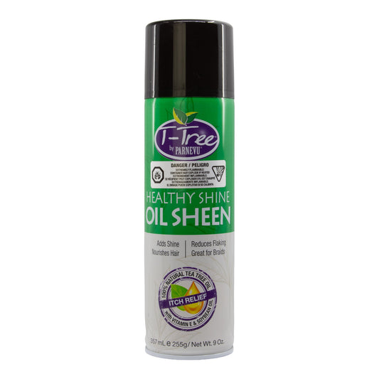 Black PARNEVU T-Tree Oil Sheen Spray (9oz)