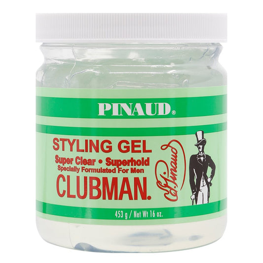 Light Gray CLUBMAN Pinaud Styling Gel (16oz)