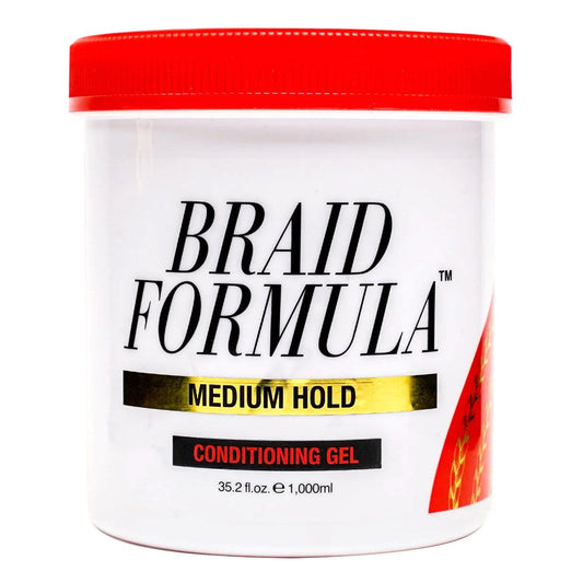 White Smoke EBIN Braid Formula Conditioning Gel [Medium Hold] - 35.2oz