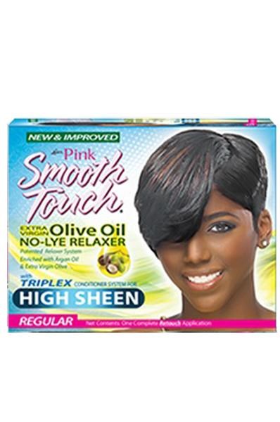Dim Gray PINK Smooth Touch No-Lye Relaxer Kit [Regular]