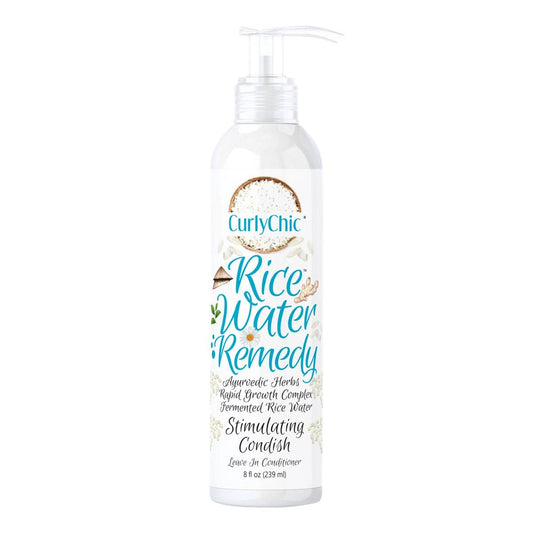 White Smoke CURLY CHIC Rice Water Remedy Leave in Conditioner (8oz)