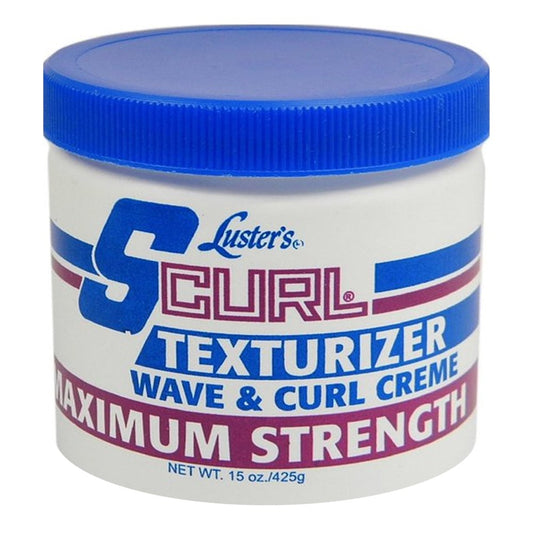 White Smoke SCURL Texturizer Wave &amp; Curl Creme [Maximum Strength] (15oz)