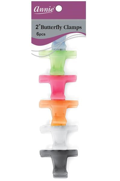 White Smoke ANNIE 6pcs Butterfly Clamps Assorted