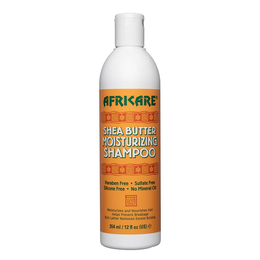 White Smoke AFRICARE Shea Butter Moisturizing Shampoo (12oz)