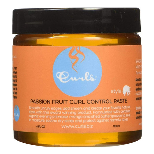 Black CURLS Paste Passion Fruit Curl Control Paste (4oz)