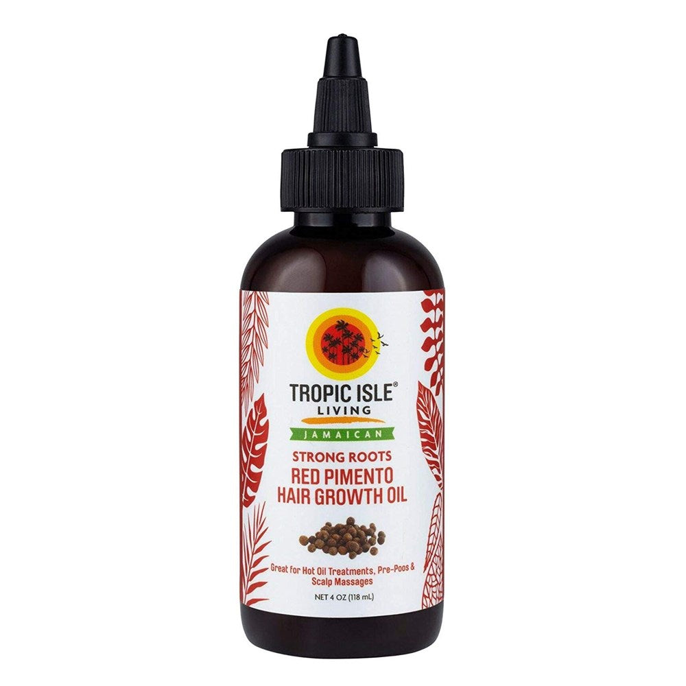White Smoke TROPIC ISLE LIVING Strong Roots Red Pimento Hair Growth Oil (4oz)