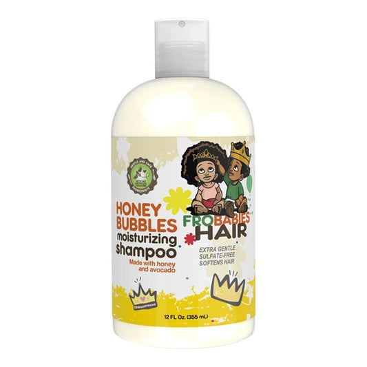 White Smoke FRO BABIES Honey Bubbles Moisturizing Shampoo (12oz) #48241