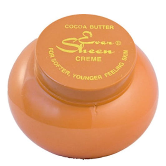 White Smoke EVER SHEEN   Cocoa Butter Cream Jar