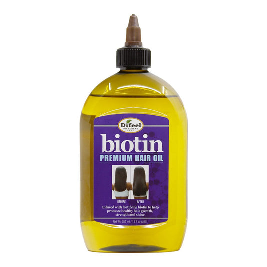 White Smoke Difeel(Sunflower)  Biotin Premium Hair Oil (12oz)