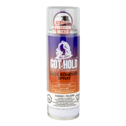 Light Gray ALL DAY GOT HOLD Wig Adhesive Spray