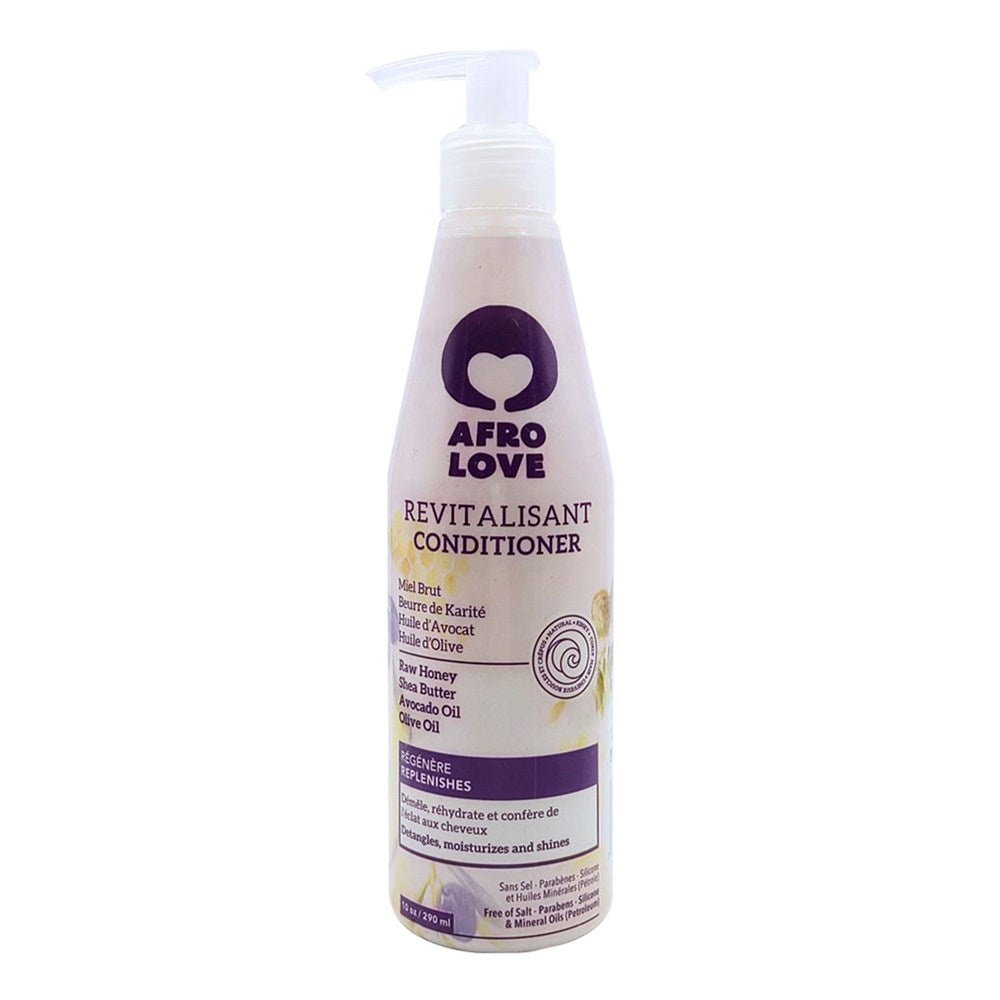 White Smoke AFRO LOVE Conditioner with Raw Honey, Shea Butter &amp; Avocado Oil (10oz)