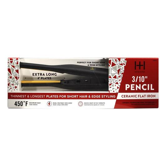 White Smoke ANNIE Hot &amp; Hotter Ceramic Pencil Flat Iron