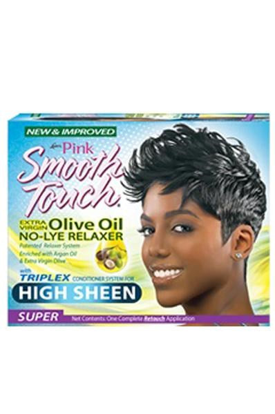 White Smoke PINK Smooth Touch No-Lye Relaxer Kit [Super]
