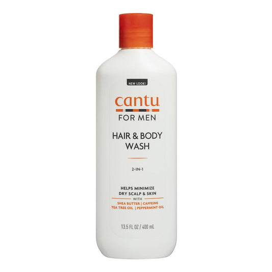 Light Gray CANTU Mens 2 In 1 Hair &amp; Body Wash (13.5oz)