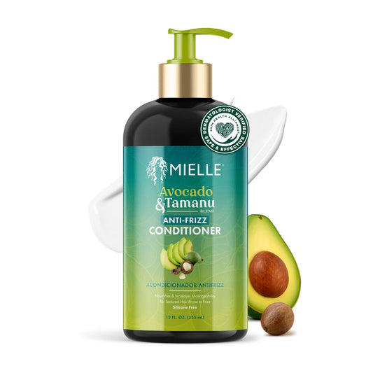 White Smoke MIELLE Avocado &amp; Tamanu Anti-Frizz Conditioner (12oz)