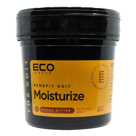 Black ECO Benefit Edit Styling Gel (16oz) -Shea Butter