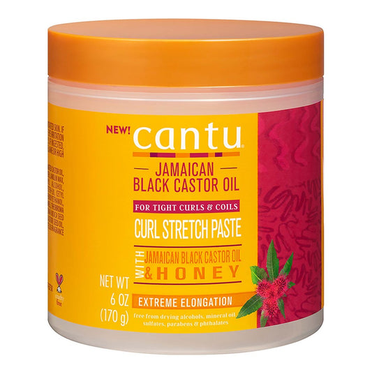 Orange CANTU Jamaican Black Castor Oil Curl Stretch Paste (6oz)