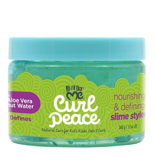 Yellow Green JUST FOR ME Curl Peace Nourishing &amp; Defining Smile Styler (12oz)
