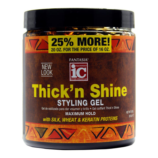 Black FANTASIA IC Thick N Shine Styling Gel