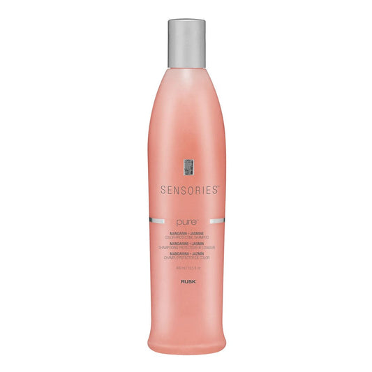 Dark Salmon RUSK SENSORIES Pure Mandarin + Jasmine Color Protecting Shampoo