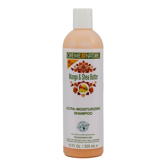 White Smoke CREME OF NATURE Mango &amp; Shea Shampoo (12oz)