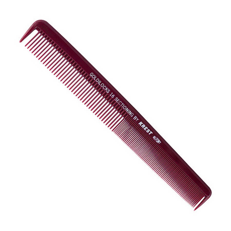 White Smoke Goldilocks 16 Sectioning Comb by Krest