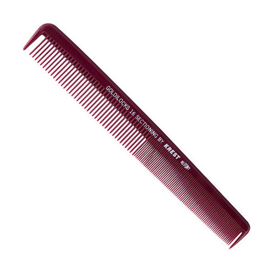 White Smoke Goldilocks 16 Sectioning Comb by Krest