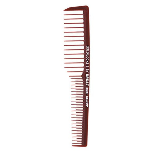 Light Gray Goldilocks Finishing Comb with Wide Teeth #6
